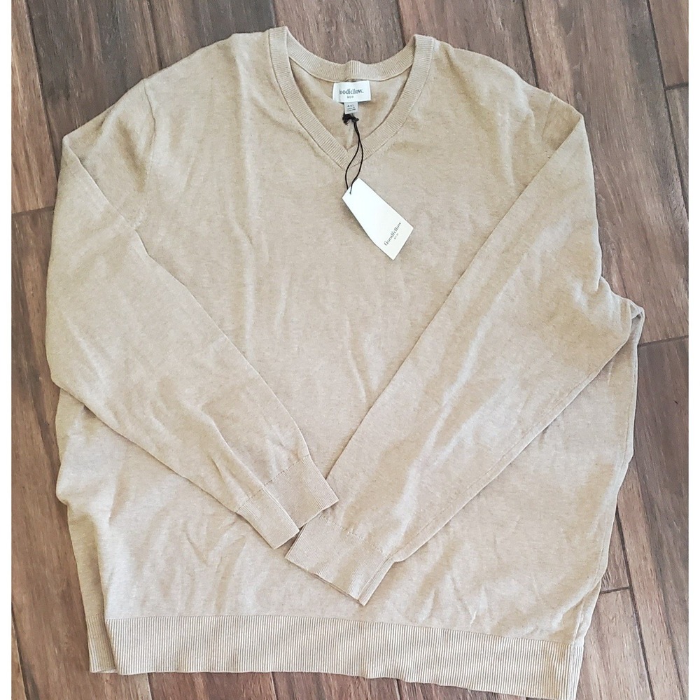 NWT Goodfellow Caramel /Tan Men's Sweater Size 4X